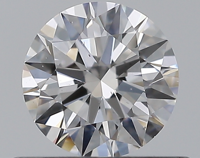 0.5 CaratD-VS2 EX Cut Round Diamond