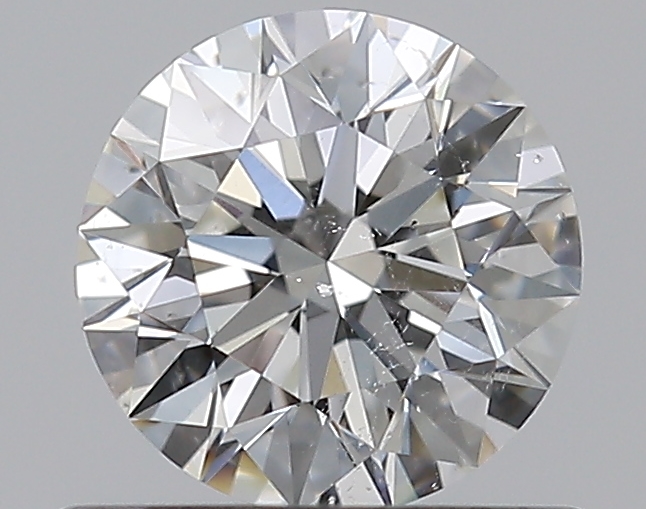 0.58 CaratF-SI2 EX Cut Round Diamond