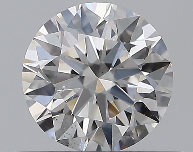 0.5 CaratF-SI2 EX Cut Round Diamond