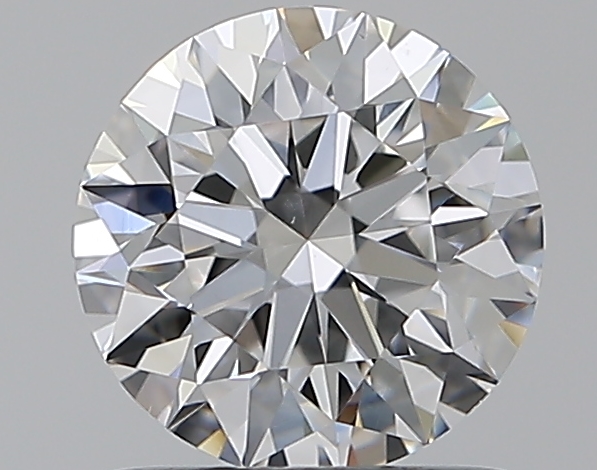 1 CaratE-VS2 EX Cut Round Diamond