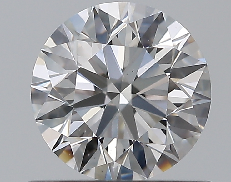 0.71 CaratE-VS2 EX Cut Round Diamond