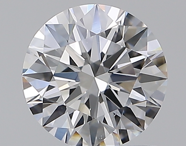 0.9 CaratE-VS2 EX Cut Round Diamond