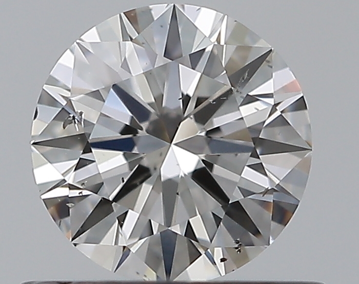 0.58 CaratG-SI1 EX Cut Round Diamond