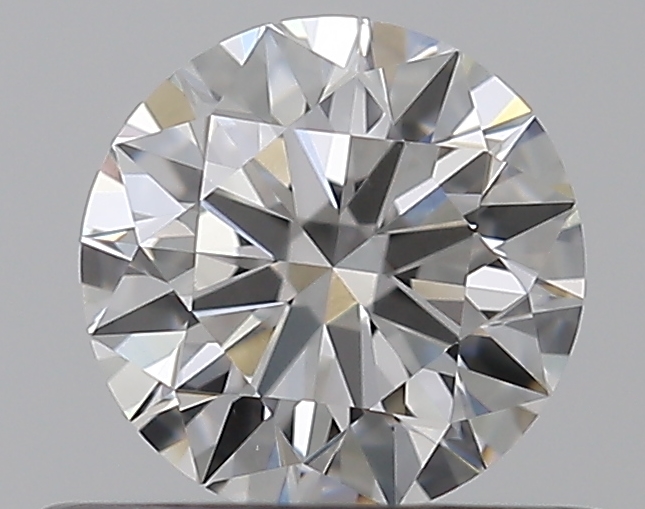 0.5 CaratF-VS2 EX Cut Round Diamond