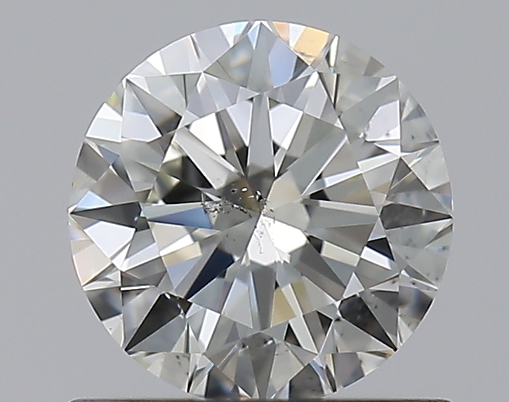 0.75 CaratJ-SI2 EX Cut Round Diamond