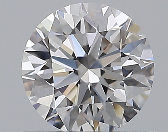 0.5 CaratD-VS2 EX Cut Round Diamond