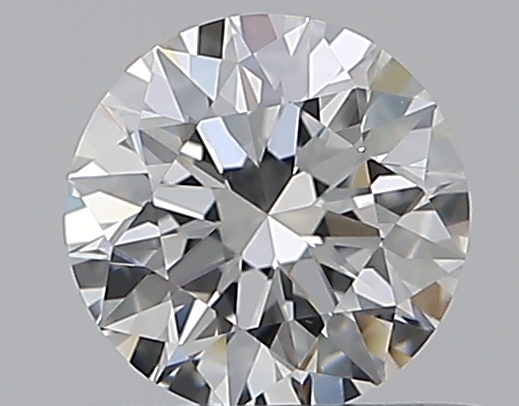0.53 CaratF-VS1 EX Cut Round Diamond