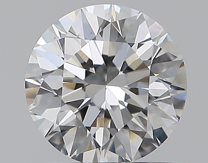 0.91 CaratF-VS1 EX Cut Round Diamond