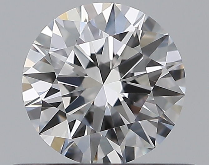 0.5 CaratF-VVS2 EX Cut Round Diamond