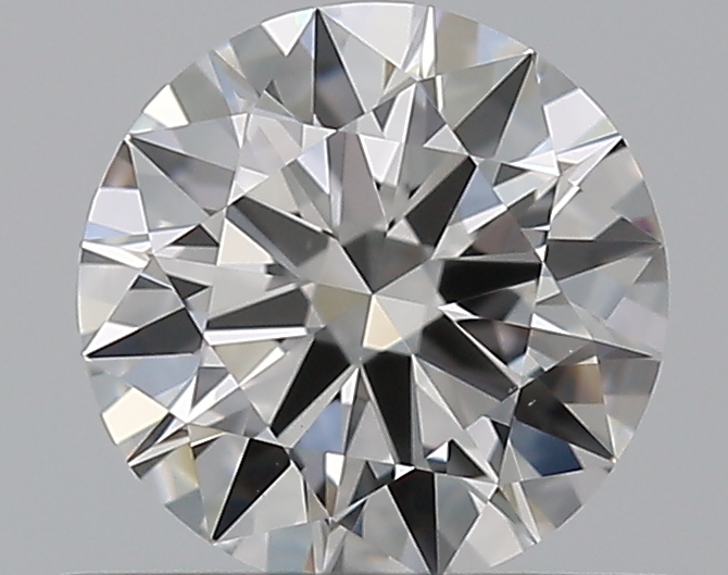 0.58 CaratF-VS1 EX Cut Round Diamond