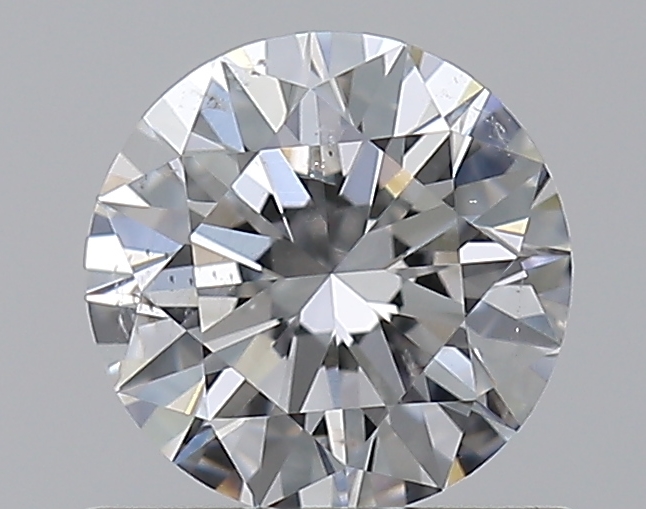 0.7 CaratE-SI2 EX Cut Round Diamond