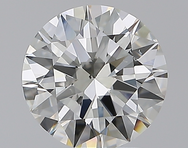 2.01 CaratJ-SI1 EX Cut Round Diamond