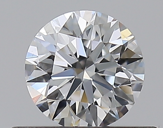 0.41 CaratF-SI2 EX Cut Round Diamond