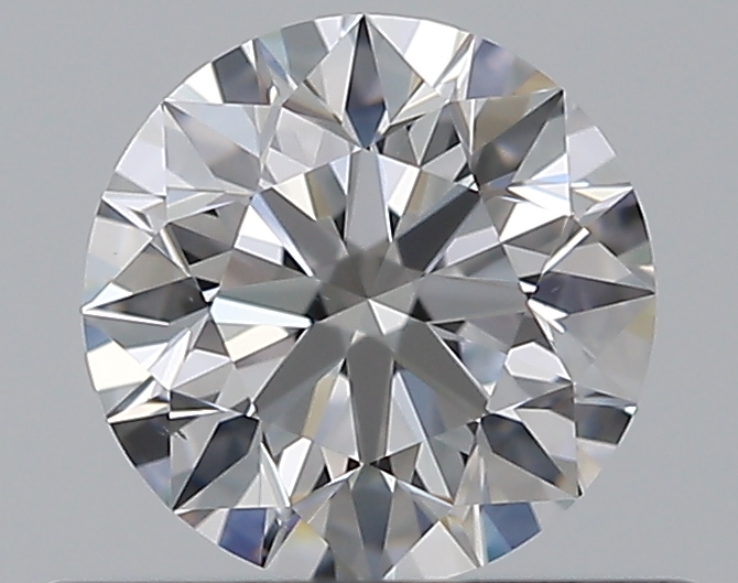 0.51 CaratD-VS2 EX Cut Round Diamond