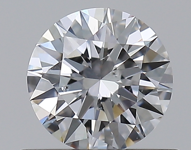 0.53 CaratD-SI2 EX Cut Round Diamond