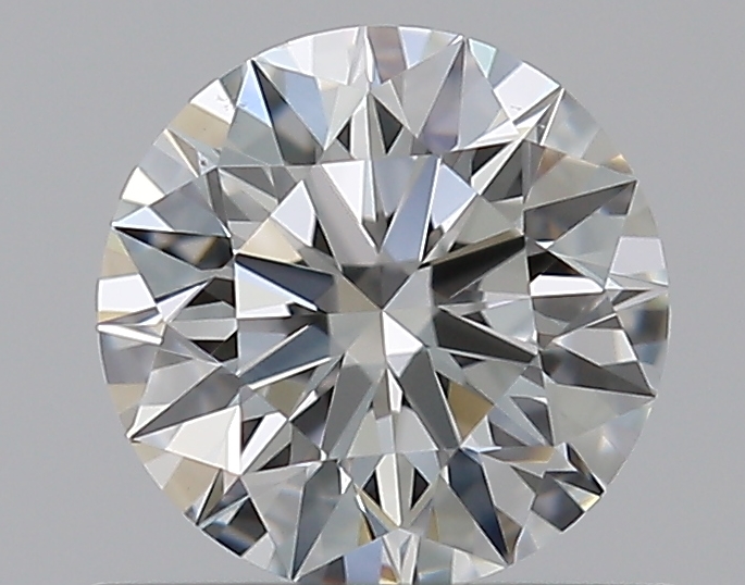 0.55 CaratF-SI1 EX Cut Round Diamond