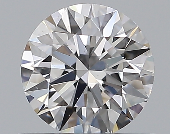 0.5 CaratD-VS2 EX Cut Round Diamond