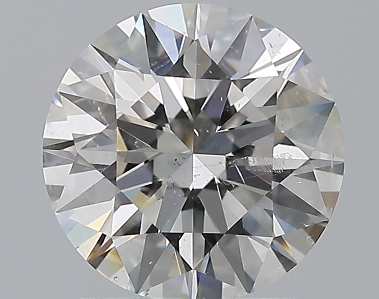 1.71 CaratH-SI2 EX Cut Round Diamond