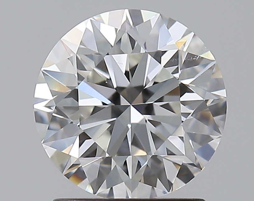 1.53 CaratG-SI1 EX Cut Round Diamond