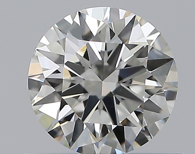0.56 CaratJ-VS2 EX Cut Round Diamond