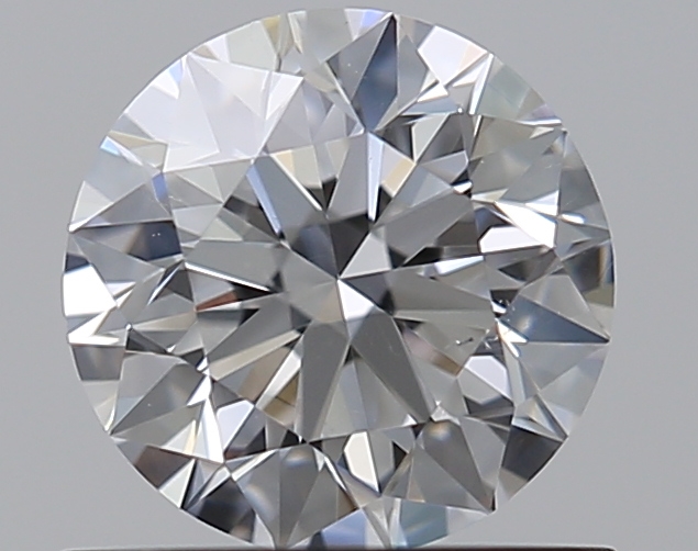0.73 CaratD-SI1 EX Cut Round Diamond
