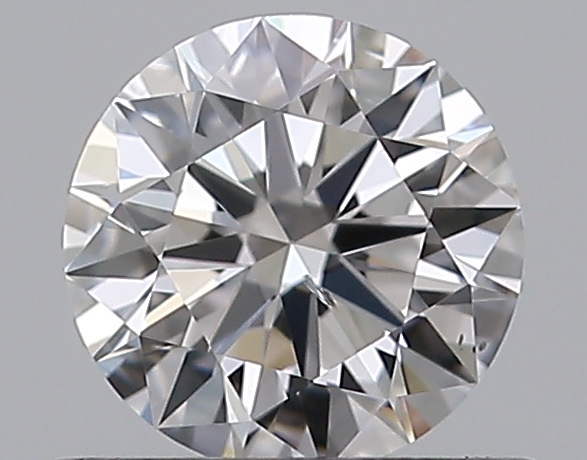 0.5 CaratD-SI1 EX Cut Round Diamond