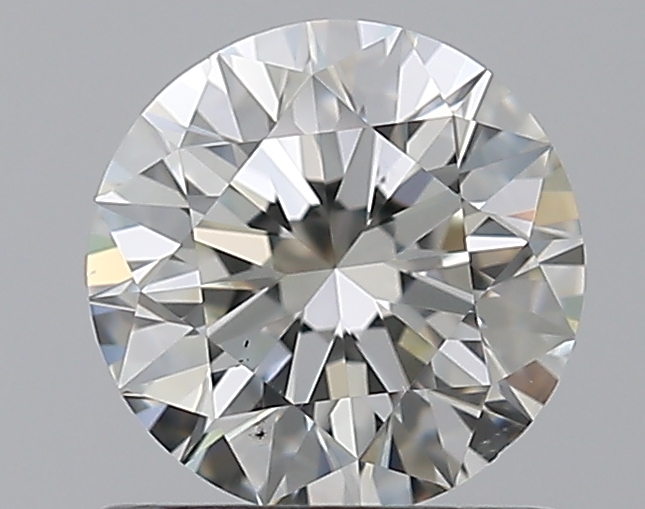 0.9 CaratJ-SI1 EX Cut Round Diamond