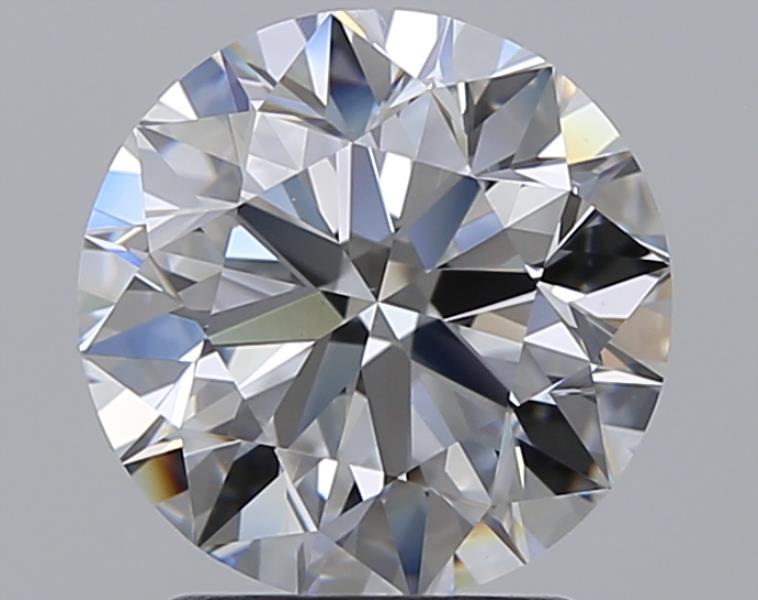 2 CaratD-VS1 EX Cut Round Diamond