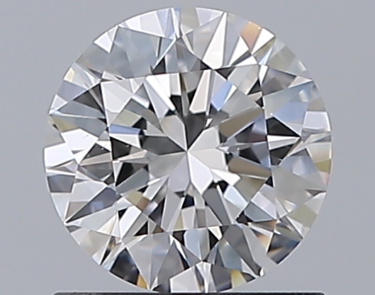 0.9 CaratD-VS2 EX Cut Round Diamond