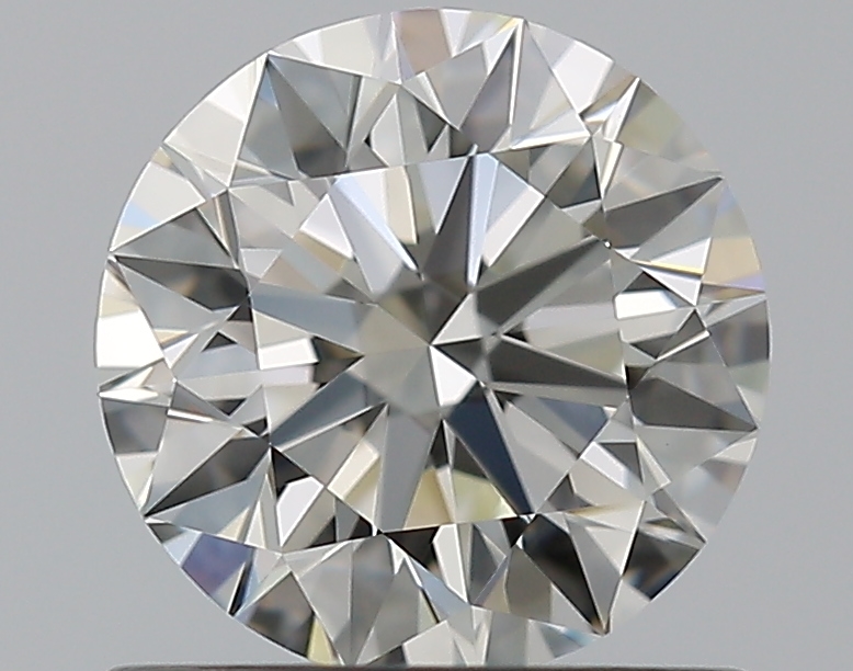 0.9 CaratJ-VS1 EX Cut Round Diamond
