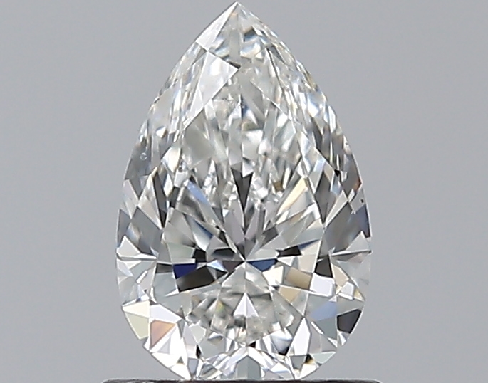 0.9 CaratF-VS2 - Cut Pear Diamond