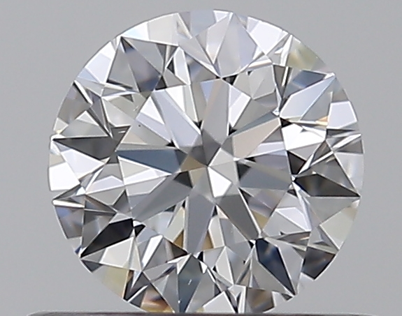 0.5 CaratD-SI1 EX Cut Round Diamond