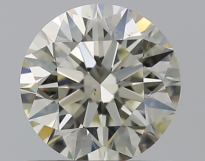0.9 CaratL-SI1 EX Cut Round Diamond