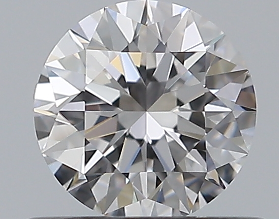 0.5 CaratD-VVS2 EX Cut Round Diamond