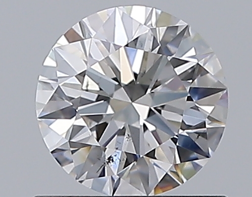 0.75 CaratD-SI1 EX Cut Round Diamond