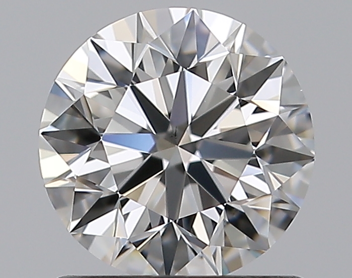 0.9 CaratF-VS2 EX Cut Round Diamond
