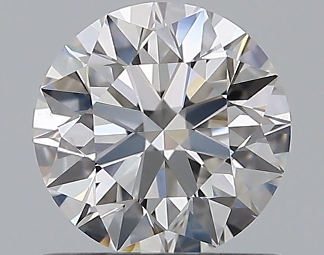 0.75 CaratF-SI1 EX Cut Round Diamond