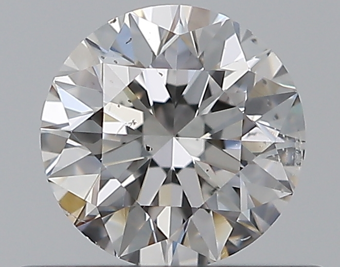 0.5 CaratF-SI2 EX Cut Round Diamond