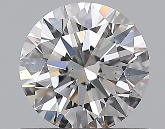 0.56 CaratD-VS2 EX Cut Round Diamond