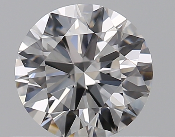 0.5 CaratE-VVS2 EX Cut Round Diamond