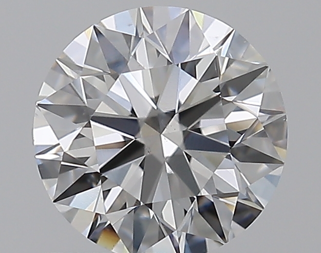 0.72 CaratF-SI1 EX Cut Round Diamond