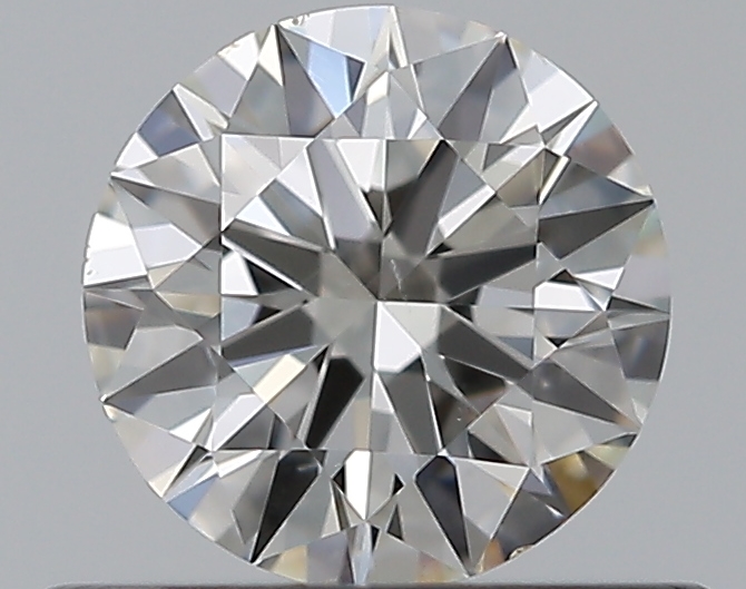 0.51 CaratI-SI1 EX Cut Round Diamond