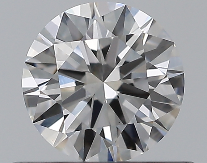 0.5 CaratF-VS1 EX Cut Round Diamond