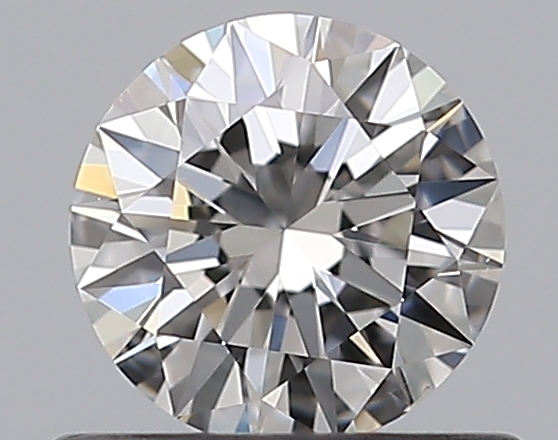0.5 CaratF-VS2 EX Cut Round Diamond