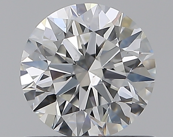 0.75 CaratF-SI1 EX Cut Round Diamond