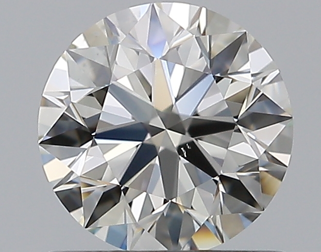 0.75 CaratJ-VS2 EX Cut Round Diamond