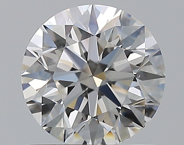 0.96 CaratF-VS2 EX Cut Round Diamond