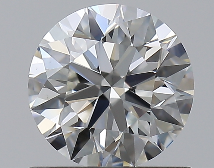 0.78 CaratH-VS1 EX Cut Round Diamond