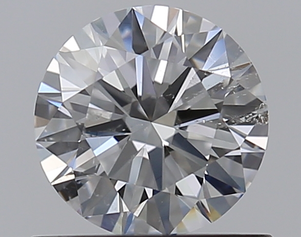 0.66 CaratE-SI2 EX Cut Round Diamond