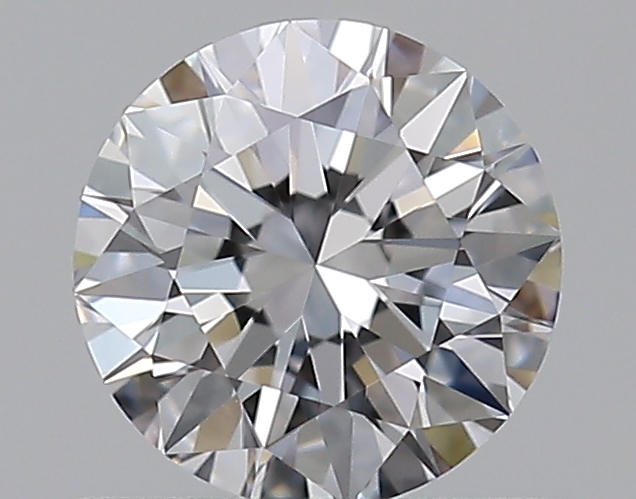 0.58 CaratD-VVS1 EX Cut Round Diamond